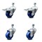 Service Caster 3.5 Inch Solid Polyurethane Swivel 12mm Stem Caster Total Lock Brake, 2PK SCC-TSTTL20S3514-SPUS-M1215-2-S-2 - alternate 1